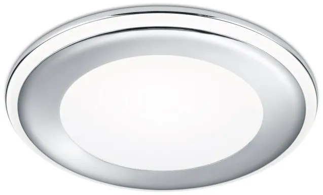 Πλαφονιέρα Φωτιστικό Οροφής Χωνευτό LED 10W Εφέ Aura Trio Lighting-652410106-Χρώμιο 652410106