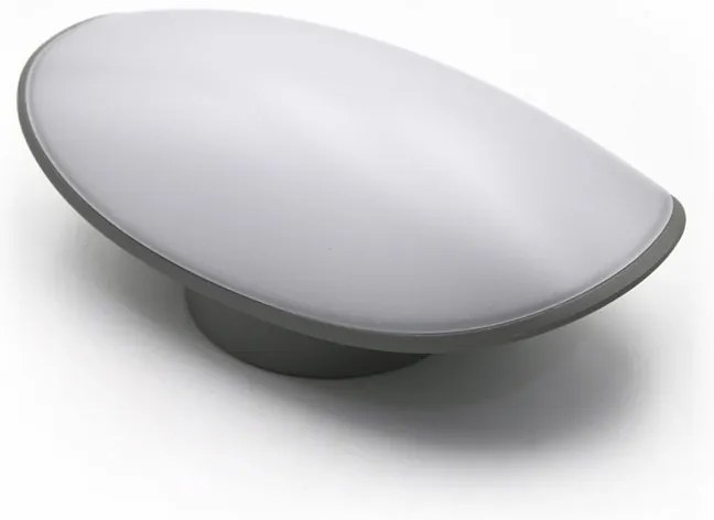Adeleq LED Απλίκα Αλουμινίου 112x228mm 8W 3000K IP-54 Γκρι 3-11426