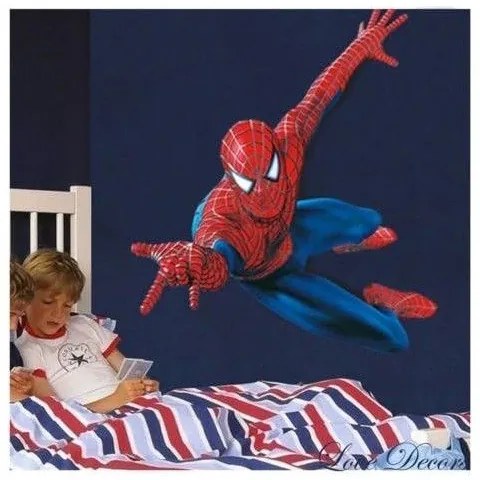 Αυτοκόλλητα Τοίχου Spiderman 80x50 B079QHTJ46 B079QHTJ46