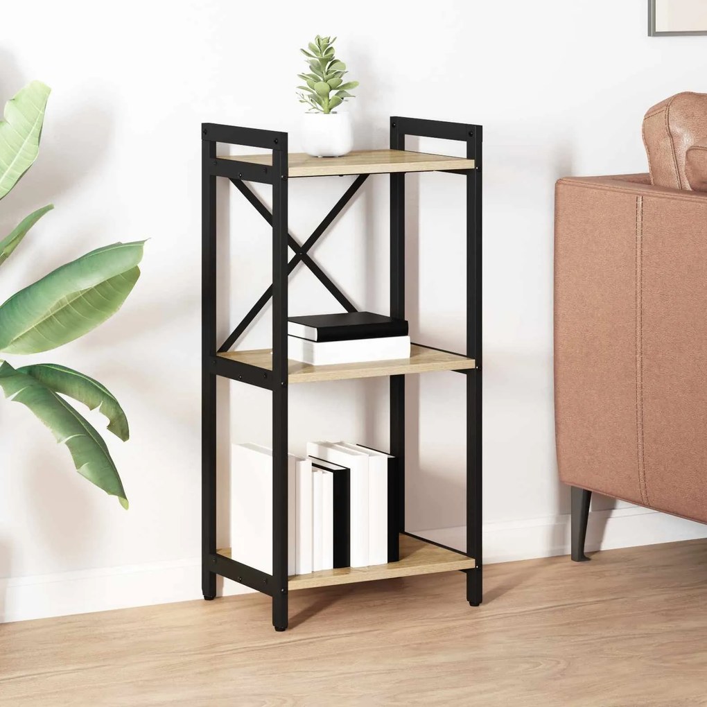 Ράφι Βιβλίων Δρύς Sonoma 40 x 30 x 85 εκ Επεξεργασμένο ξύλο