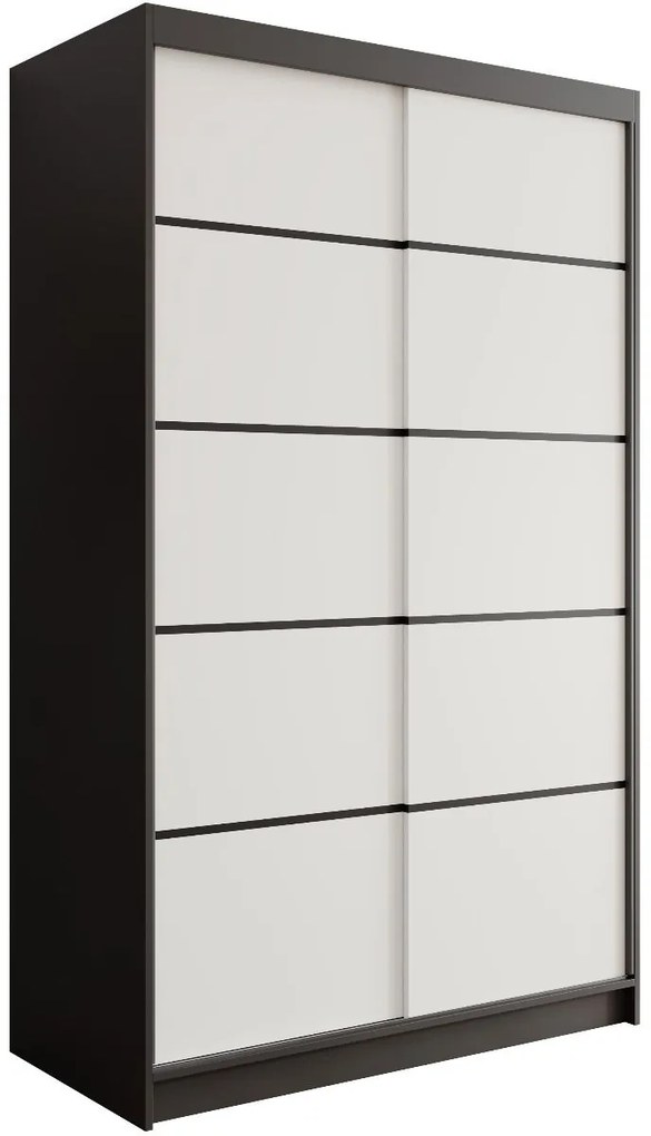 Ντουλάπα Lissa 120 συρόμενη-Mauro-Leuko