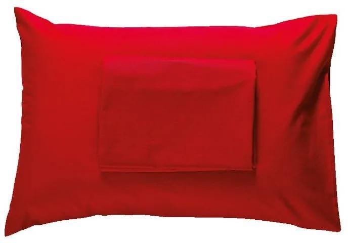 Σεντόνι Μεμονωμένο Βαμβακερό Υπέρδιπλο Με Λάστιχο 160x200+30εκ. Delos Red SB HOME