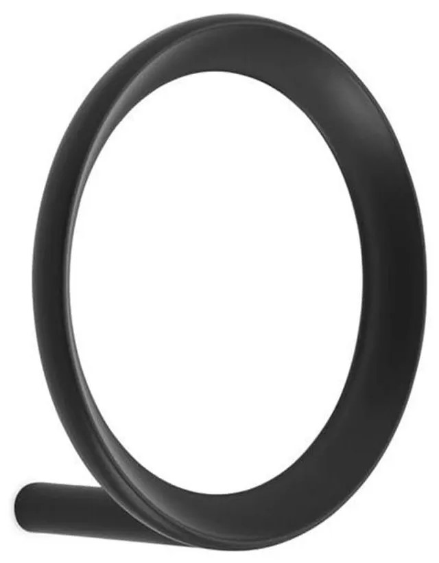 Κρεμάστρα Loop 605848 9,4cm Black Normann Copenhagen Ψευδάργυρος