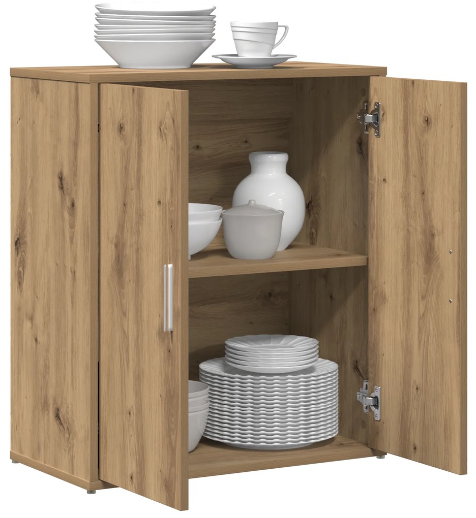 vidaXL Highboard 2 pcs artisan δρυς 60 x 31 x 70 εκ Επεξεργασμένο ξύλο