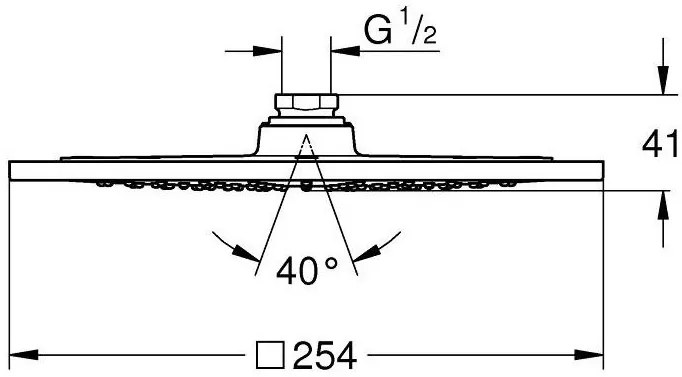 Κεφαλή ντουζ Grohe Rainshower F-Series