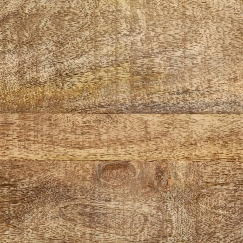 Τραπέζι Κονσόλα 70x35x70 εκ. από Μασίφ Ακατέργαστο Ξύλο Μάνγκο - Καφέ