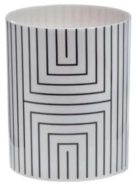 Ποτηροθήκη Graphic 02729.001 White-Black Plastic