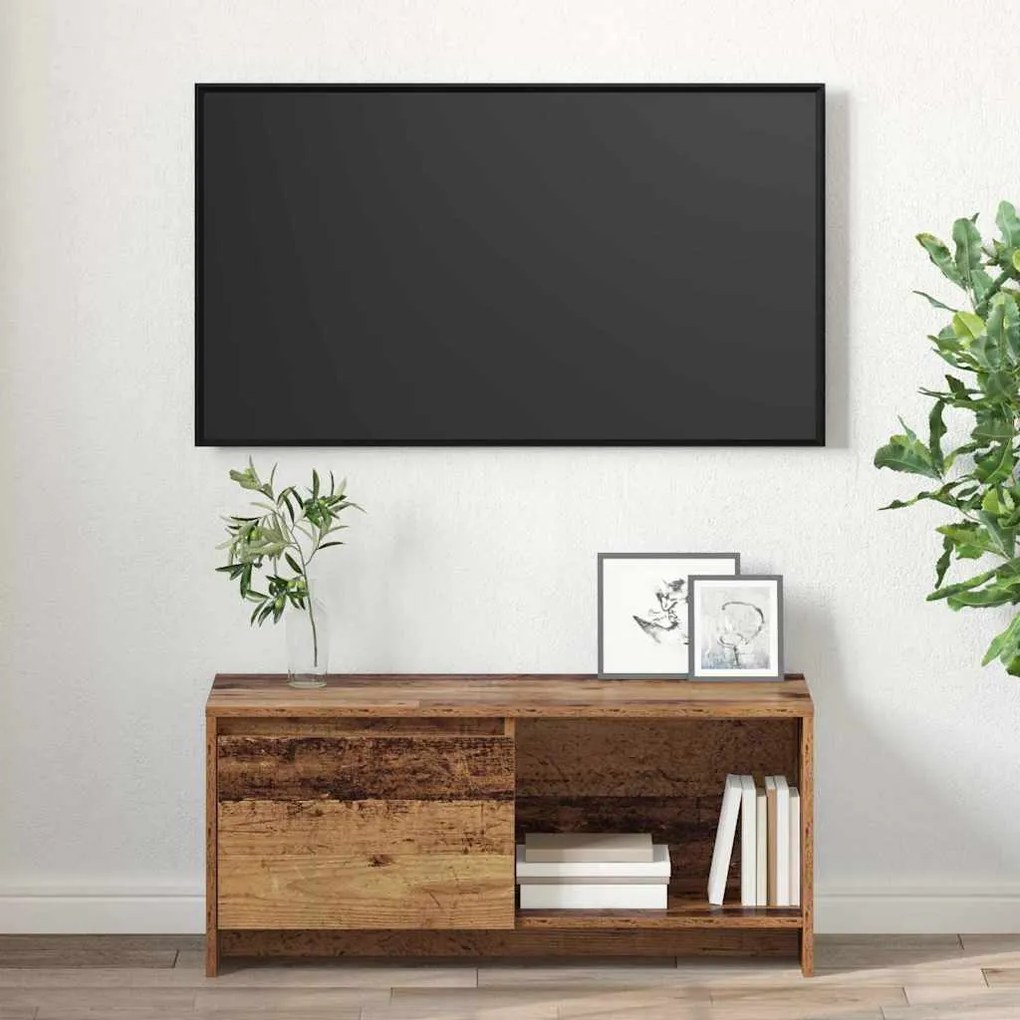 vidaXL Βάση TV Παλαιό ξύλο 90 x 35 x 40 εκ. Επεξεργασμένο ξύλο