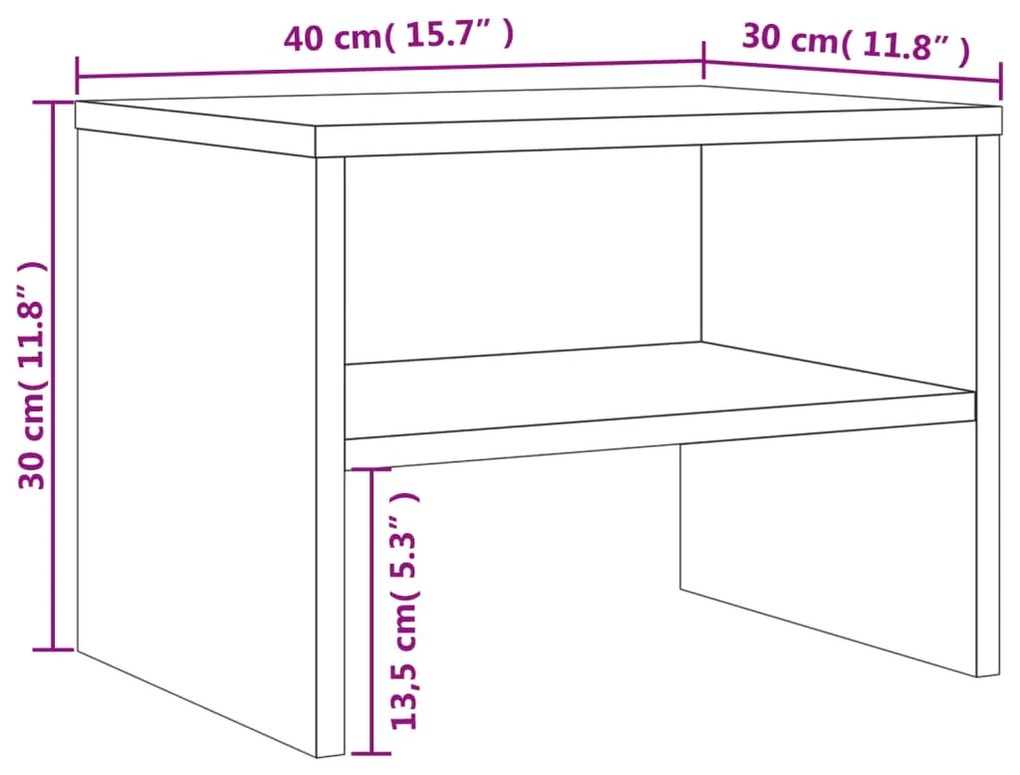 ΚΟΜΟΔΙΝΟ ΓΚΡΙ SONOMA 40X30X30 ΕΚ. ΑΠΟ ΕΠΕΞΕΡΓΑΣΜΕΝΟ ΞΥΛΟ 815239