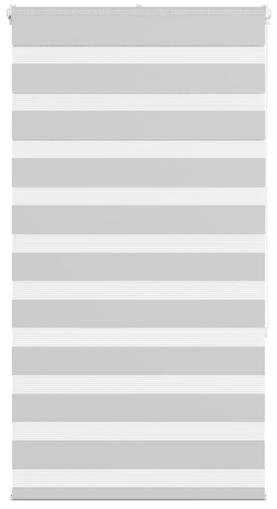 vidaXL Ζέβρα τυφλή Ανοιχτό Γκρι Πλάτος υφάσματος 70,9 εκ. Πολυεστέρας