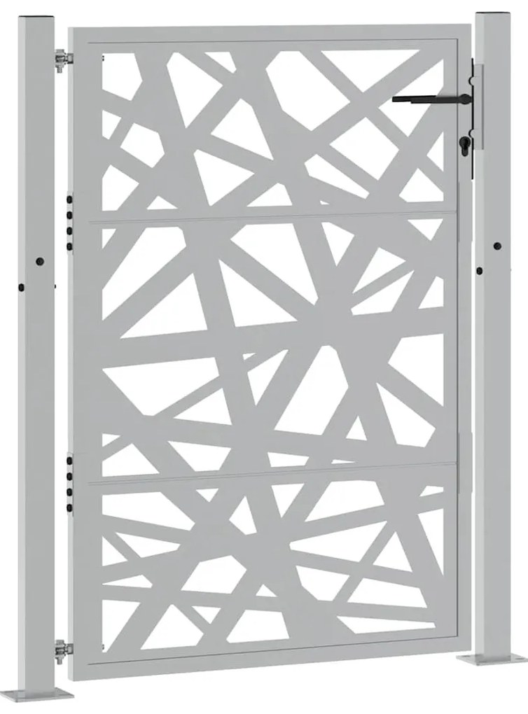 vidaXL Πύλη κήπου 105x130 cm από χάλυβα καιρικές συνθήκες Light Design