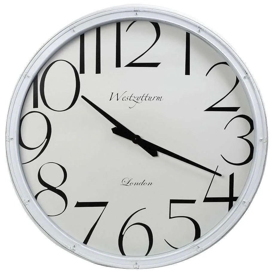 Ρολόι Τοίχου ROL630 76x76x5,7cm White Espiel Πολυρεσίνη