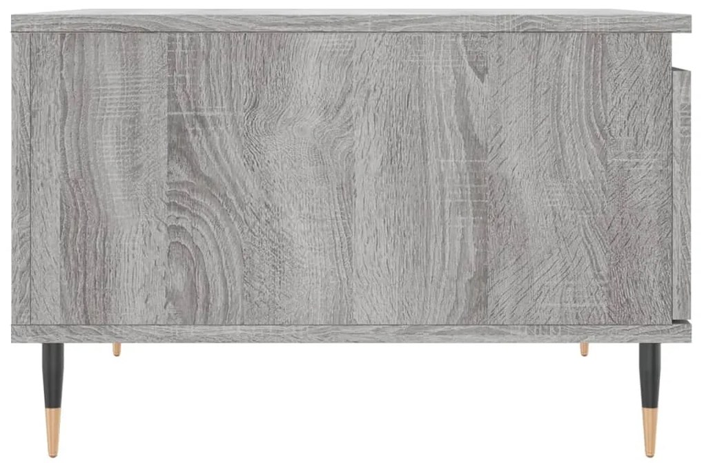 vidaXL Τραπεζάκι Σαλονιού Γκρι Sonoma 55x55x36,5εκ. Επεξεργασμένο Ξύλο