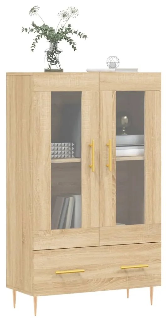 vidaXL Ντουλάπα Sonoma Δρυς 69,5 x 31 x 115 εκ. από Επεξεργασμένο Ξύλο