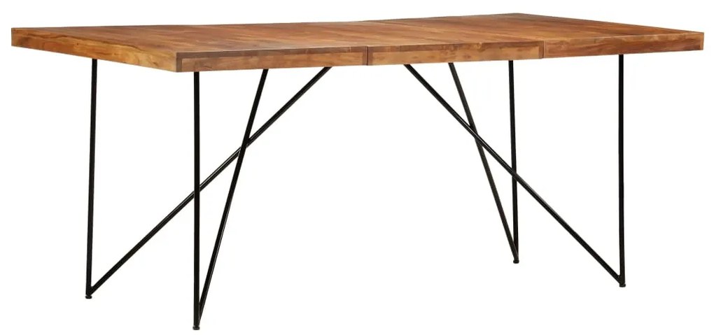 vidaXL Τραπεζαρία 180 x 90 x 76 εκ. από Μασίφ Ξύλο Ακακίας