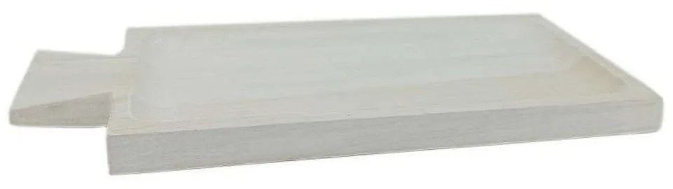 Πλατώ Σερβιρίσματος PIK102 50,8x23x3,2cm White Espiel Wood