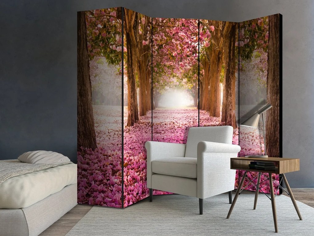 Διαχωριστικό με 5 τμήματα - Pink Grove II [Room Dividers] 225x172