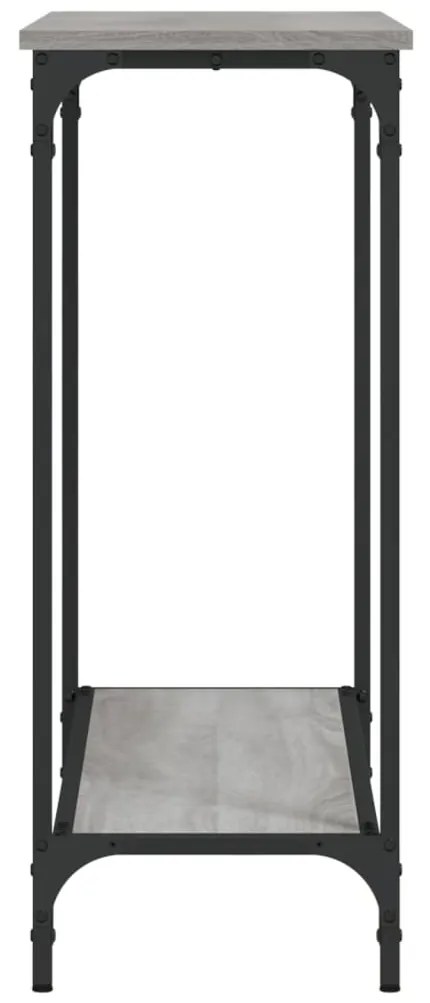 vidaXL Τραπέζι Κονσόλα Γκρι Sonoma 101x30,5x75 εκ. Επεξεργασμένο Ξύλο