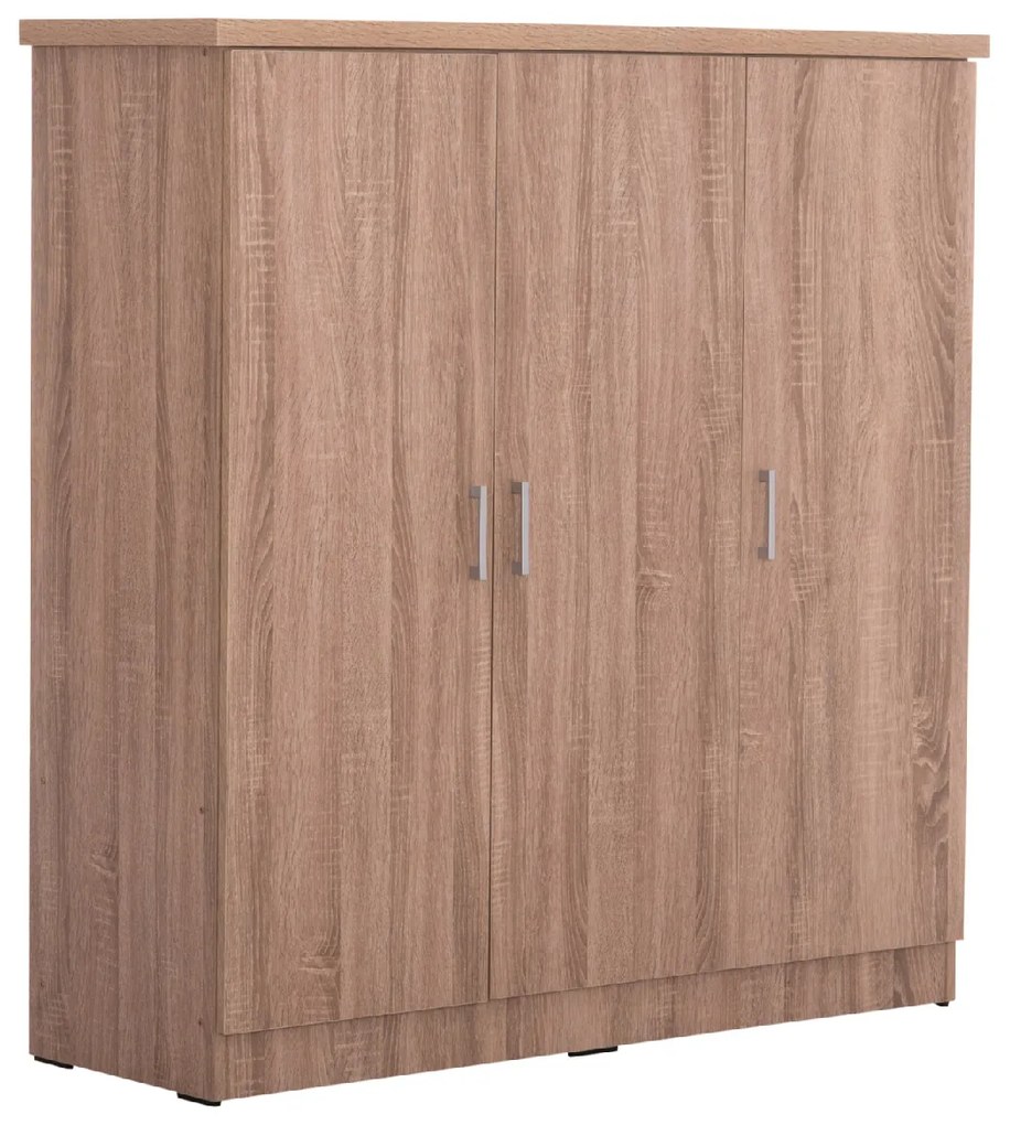 ΝΤΟΥΛΑΠΑ 3ΦΥΛΛΗ ΜΕ ΡΑΦΙΑ FUENTO HM2482.01 SONAMA OAK ΜΕΛΑΜΙΝΗ 120-116x40x123,5Υεκ.