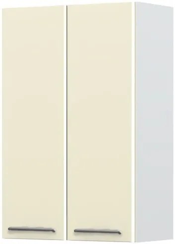 Ντουλάπι κρεμαστό Modena V9-60-2K-Λευκό - Μπεζ