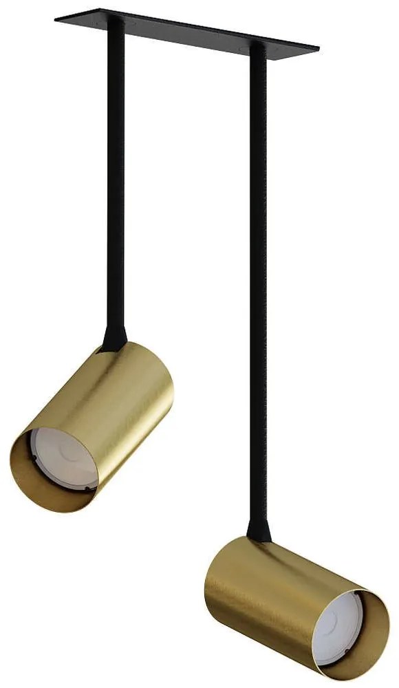 Φωτιστικό Οροφής - Σποτ Mono Surface Long 7743 2xGU10 10W Solid Brass Nowodvorski Metal, Plastic