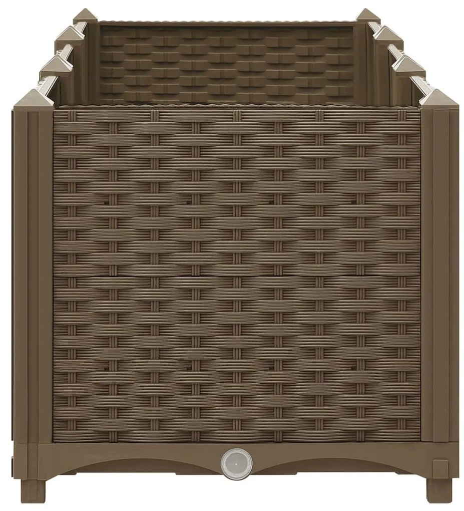 vidaXL Υπερυψωμένο Κρεβάτι 120x40x38 εκ. από Πολυπροπυλένιο