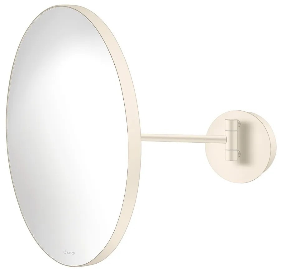 Καθρέπτης Μεγεθυντικός Ø40εκ.Sanco Cosmetic Mirrors Beige Mat MR-405-M102