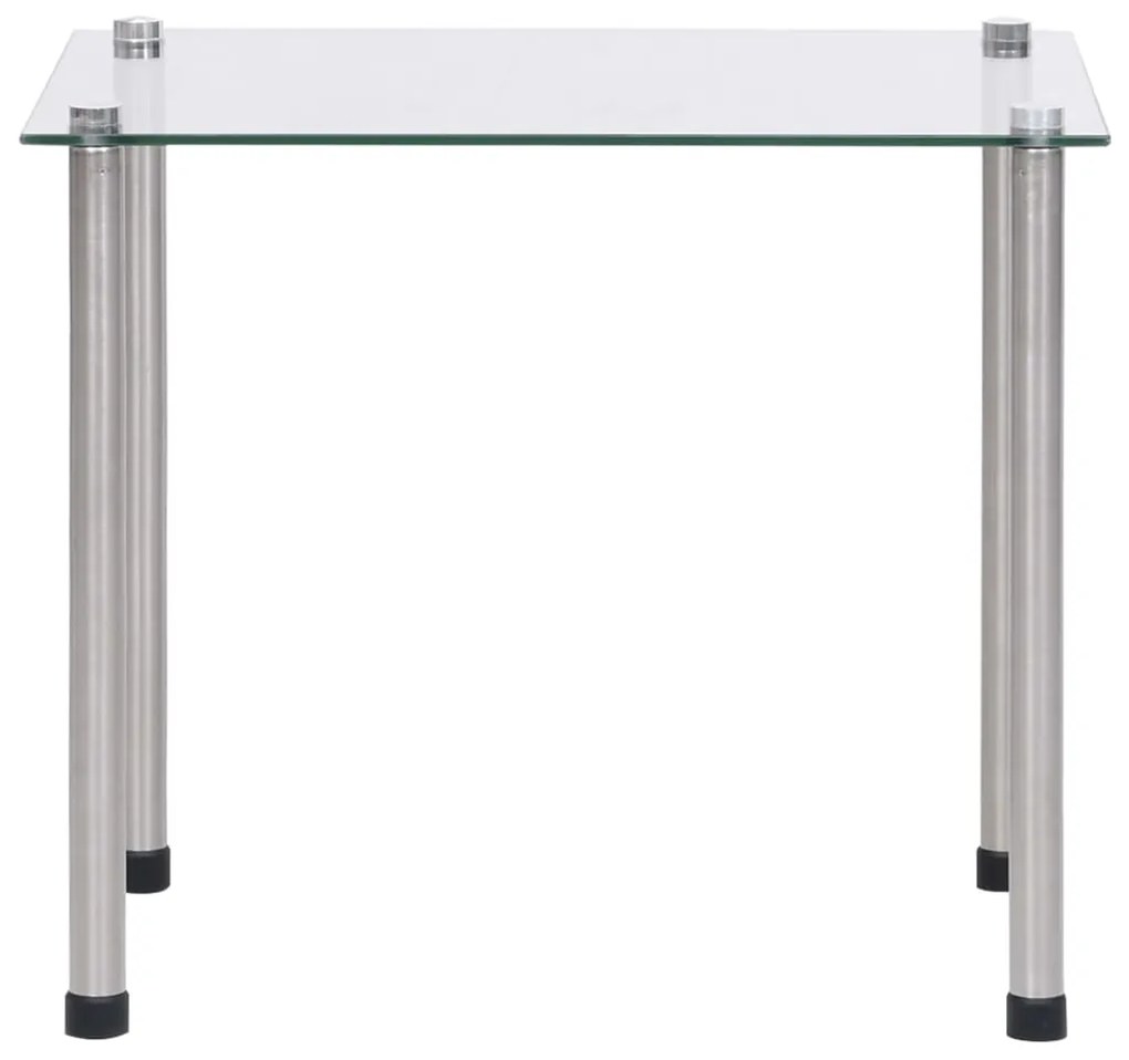 vidaXL Τραπεζάκια Ζιγκόν Σετ 3 τεμ. Διαφανή από Ψημένο Γυαλί