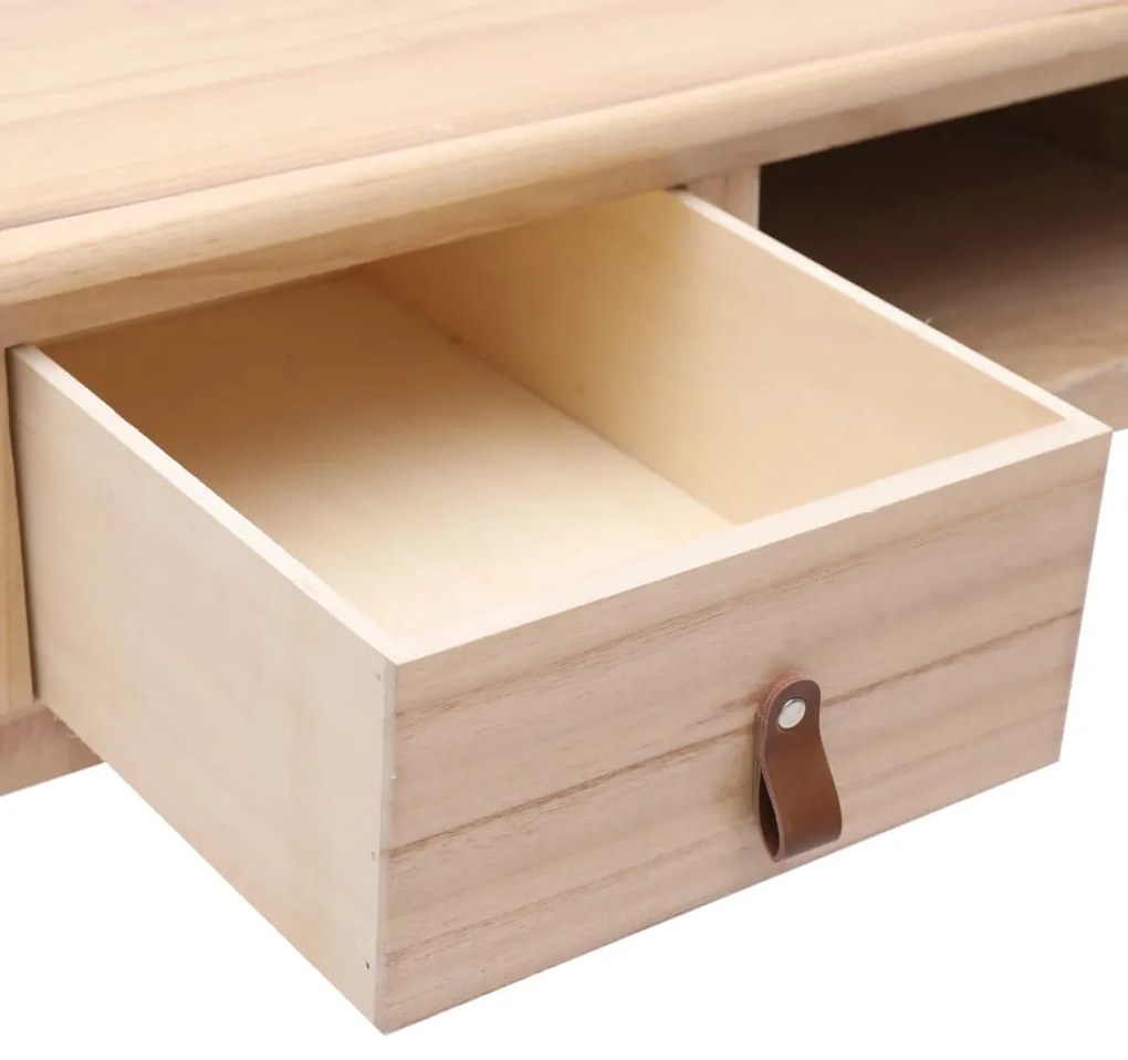 vidaXL Γραφείο Φυσικό Χρώμα 110 x 45 x 76 εκ. Ξύλινο