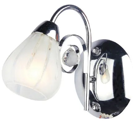 Απλίκα Τοίχου Aca Cardinal FMB51491 Chrome/White