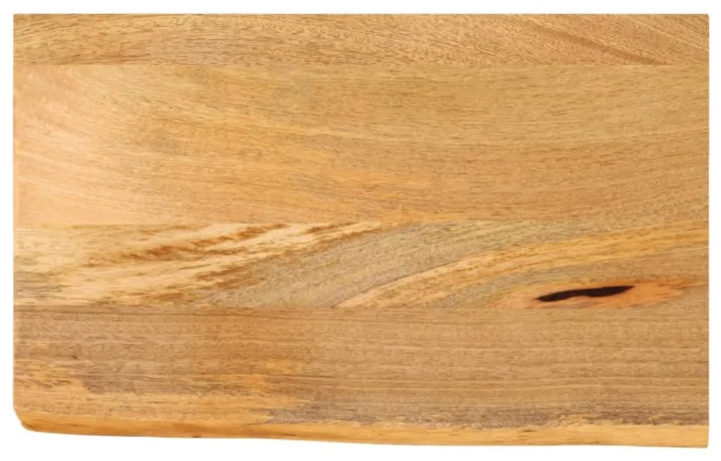 Επιφάνεια Τραπεζιού 50x20x2,5 εκ. Live Edge Μασίφ Ξύλο Μάνγκο