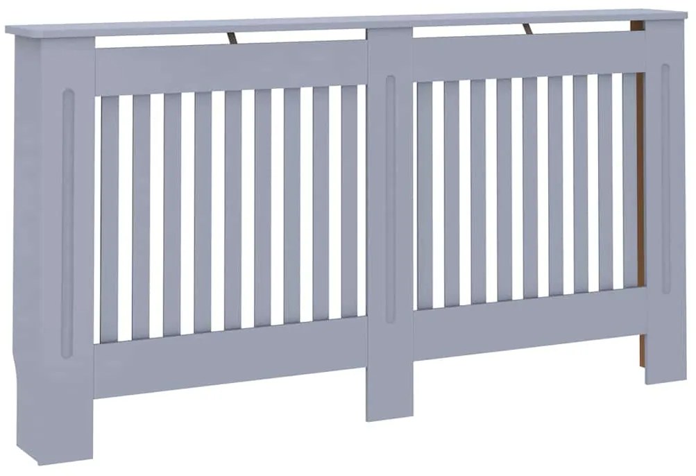 vidaXL Καπάκι Καλοριφέρ 2 pcs Γκρι 152 x 19 x 81,5 εκ.