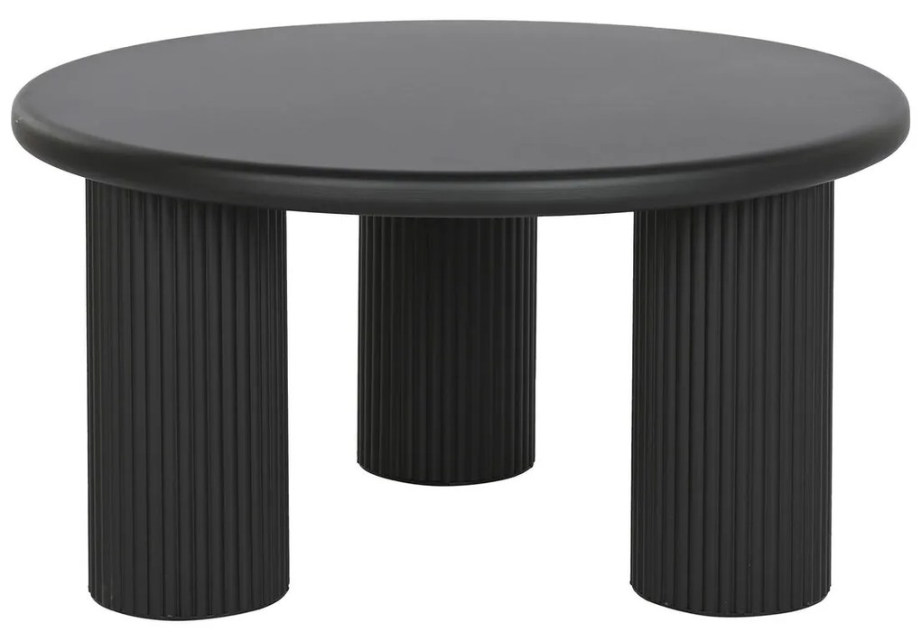 Βοηθητικό Τραπέζι Home ESPRIT Μαύρο Μέταλλο 75 x 75 x 40 cm