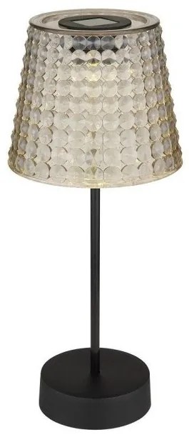Ηλιακό Επιτραπέζιο Φωτιστικό LED 0,06W ΙΡ44 29cm Globo Lighting-36634-2S-Μαύρο 36634-2S