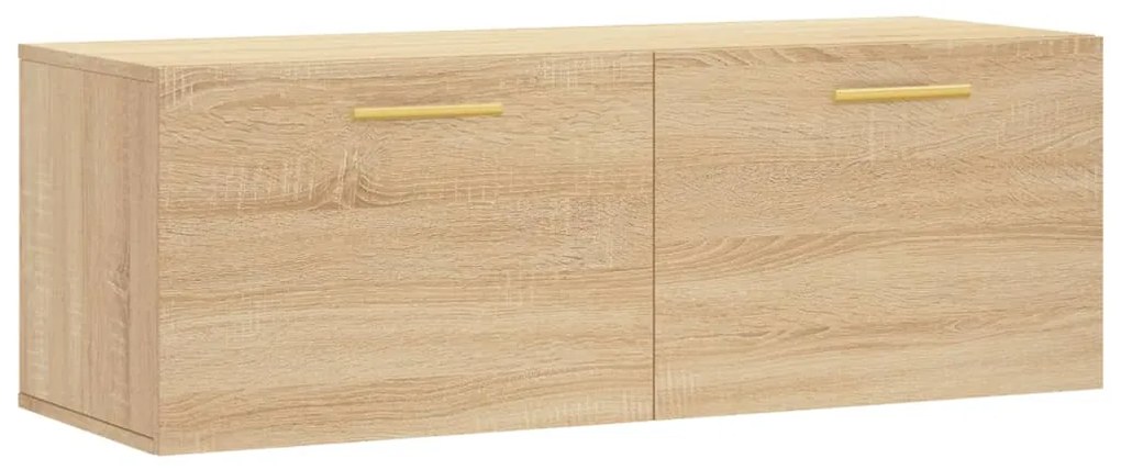 vidaXL Ντουλάπι Τοίχου Sonoma Δρυς 100 x 36,5 x 35 εκ. Επεξεργ. Ξύλο