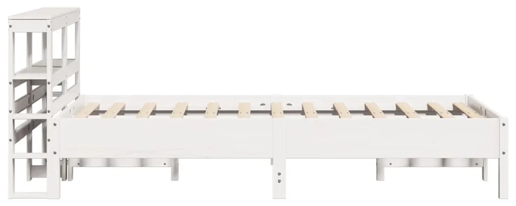 vidaXL Σκελετός Κρεβ. Χωρίς Στρώμα Λευκό 90x190 εκ Μασίφ Πεύκο