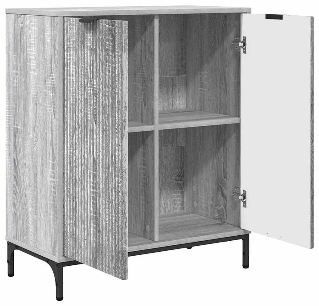 vidaXL Πλαϊνό γραφείο Γκρίζο Σονομα 69,5 x 33 x 82 εκ.