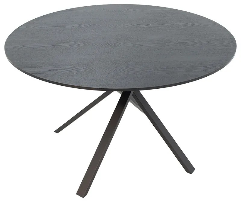 Tραπέζι Cerco pakoworld MDF μαύρο Φ120x75εκ - 235-000031 - 235-000031