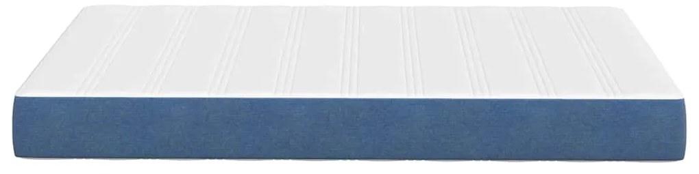 vidaXL Στρώμα Κρεβατιού με στρώμα Μπλε 120 x 190 cm ύφασμα