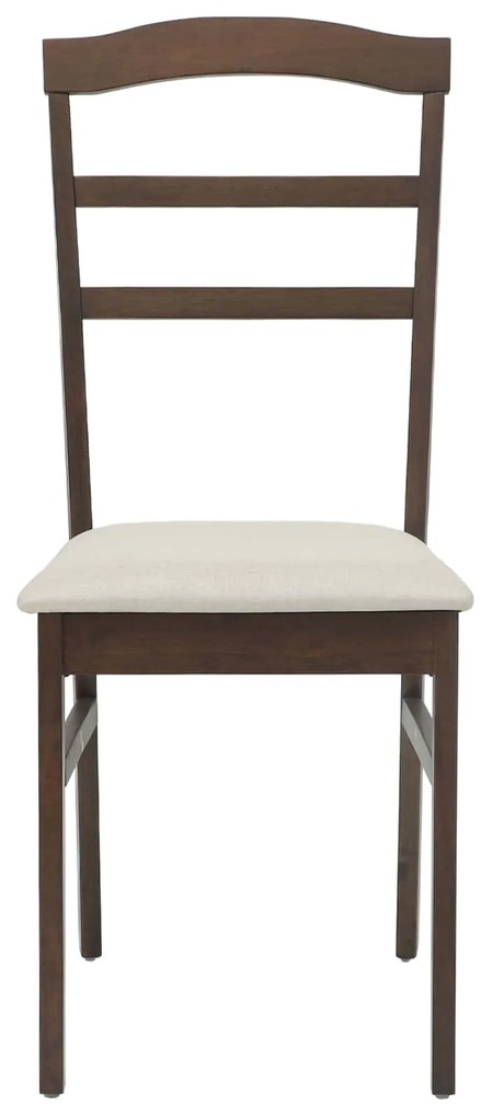 vidaXL Καρέκλα τραπεζαρίας 2 pcs Ανοιχτό Καφέ και Ανοιχτό