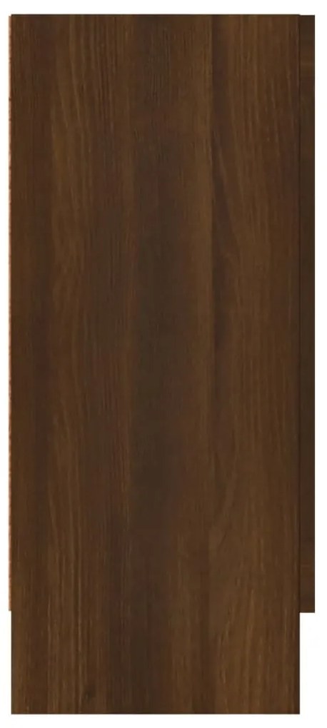 vidaXL Μπουφές Καφέ Δρυς 120 x 30,5 x 70 εκ. από Επεξεργασμένο Ξύλο