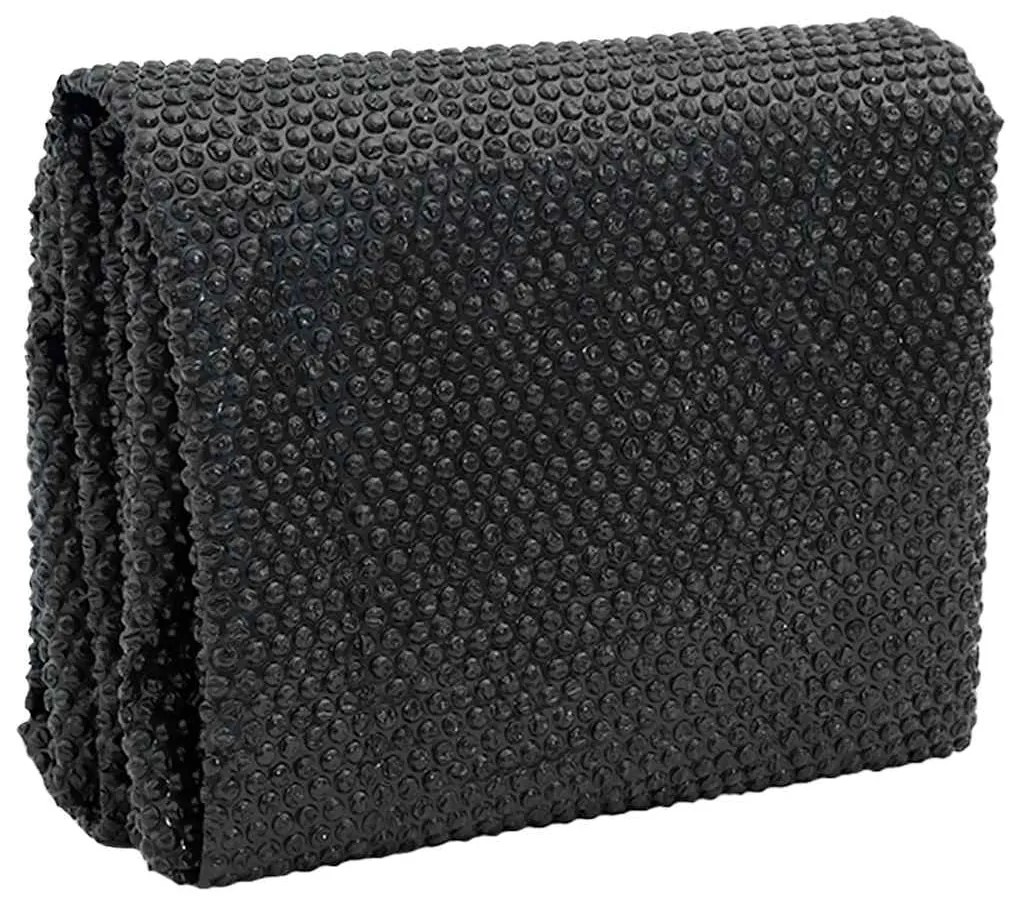 vidaXL Κάλυμμα Πισίνας Μαύρο 732 x 366 εκ. από Πολυαιθυλένιο