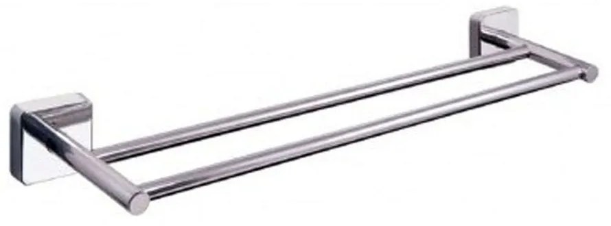 Κρεμάστρα Πετσέτας Διπλή Quattro 4252 50cm Chrome Karag Stainless Steel