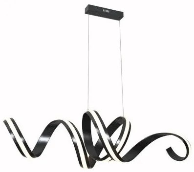 Κρεμαστό Φωτιστικό Οροφής LED 55W Μαύρο Dimmable Uban-120S Sunlight UBAN-120S Μαύρο