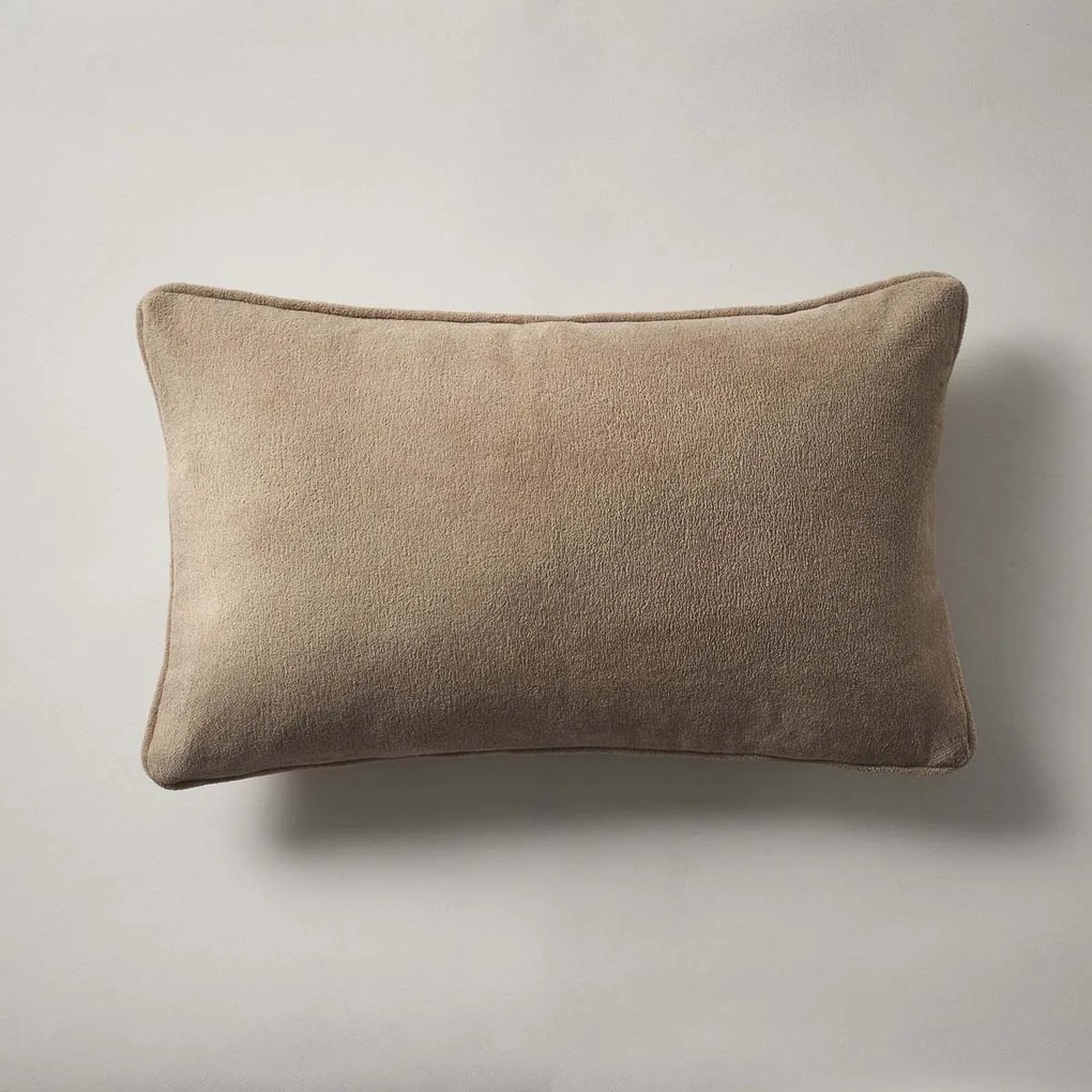 Διακοσμητική Μαξιλαροθήκη Βελουτέ (30x50) Gofis Home Nadinia Canvas Beige 137/06