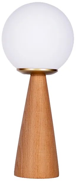 Επιτραπέζιο φωτιστικό Seziko pakoworld Ε27 σε φυσική απόχρωση Φ15x37εκ