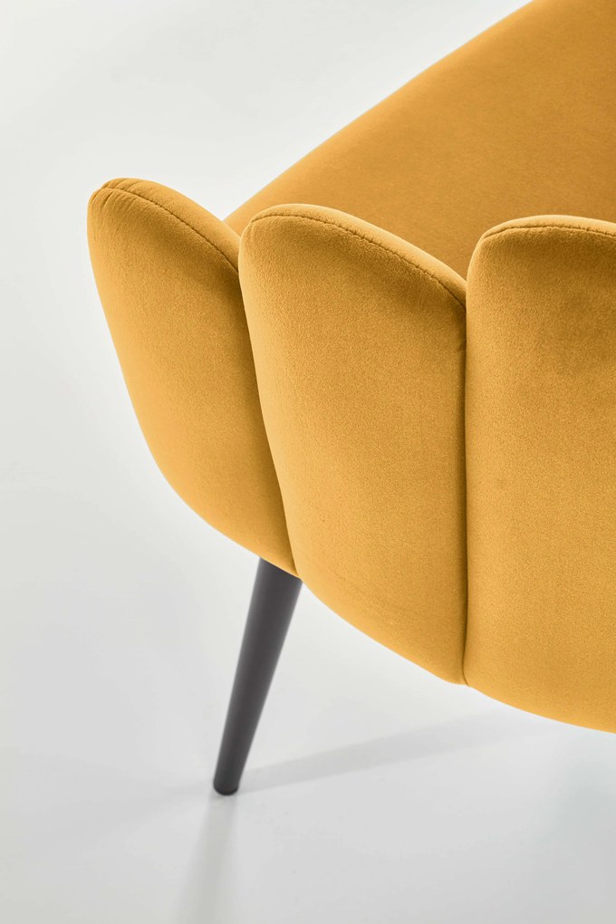 K410 chair, color: mustard DIOMMI V-CH-K/410-KR-MUSZTARDOWY