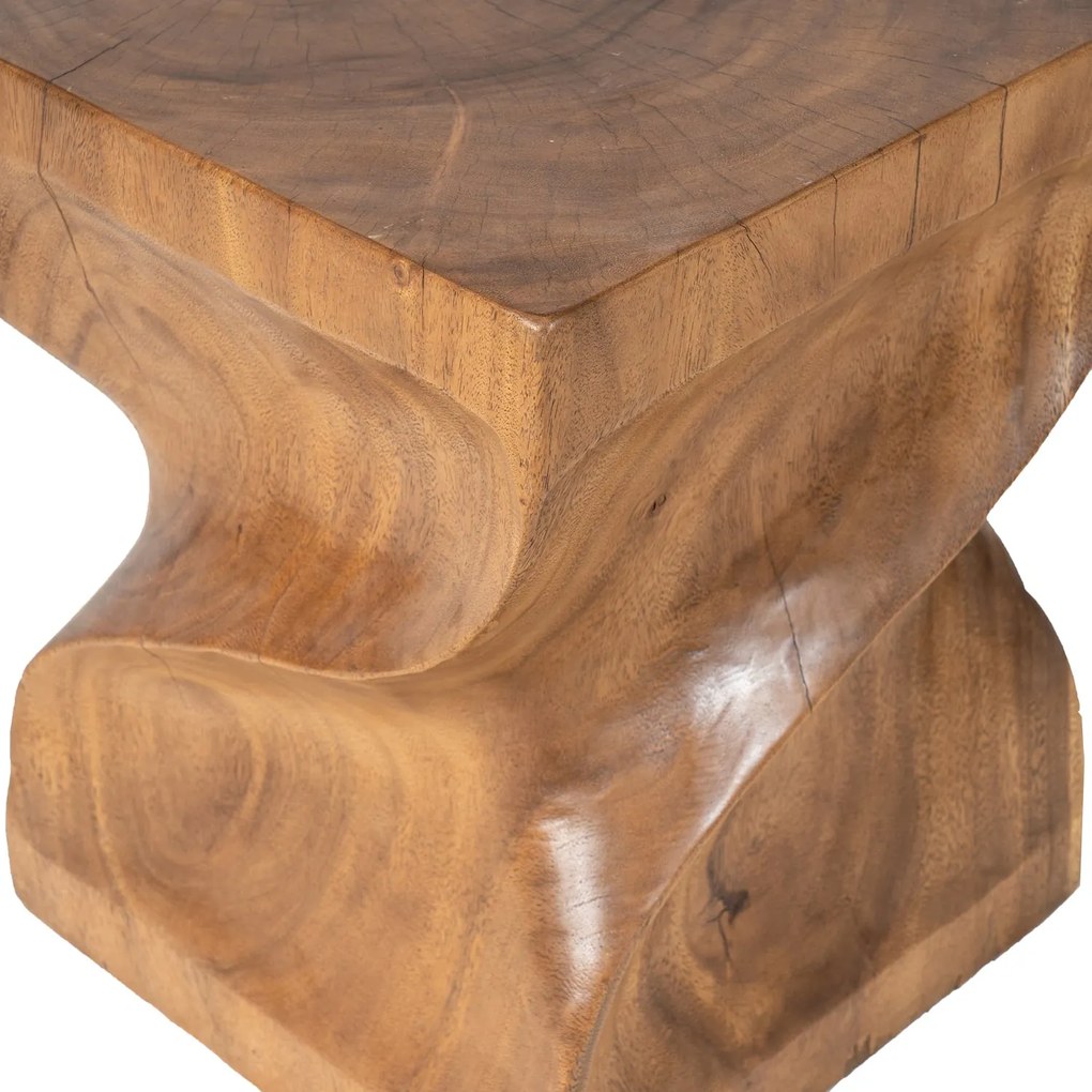 Side Table S Line 40cm X 40cm ενιαίο μασίφ S1347-00N3