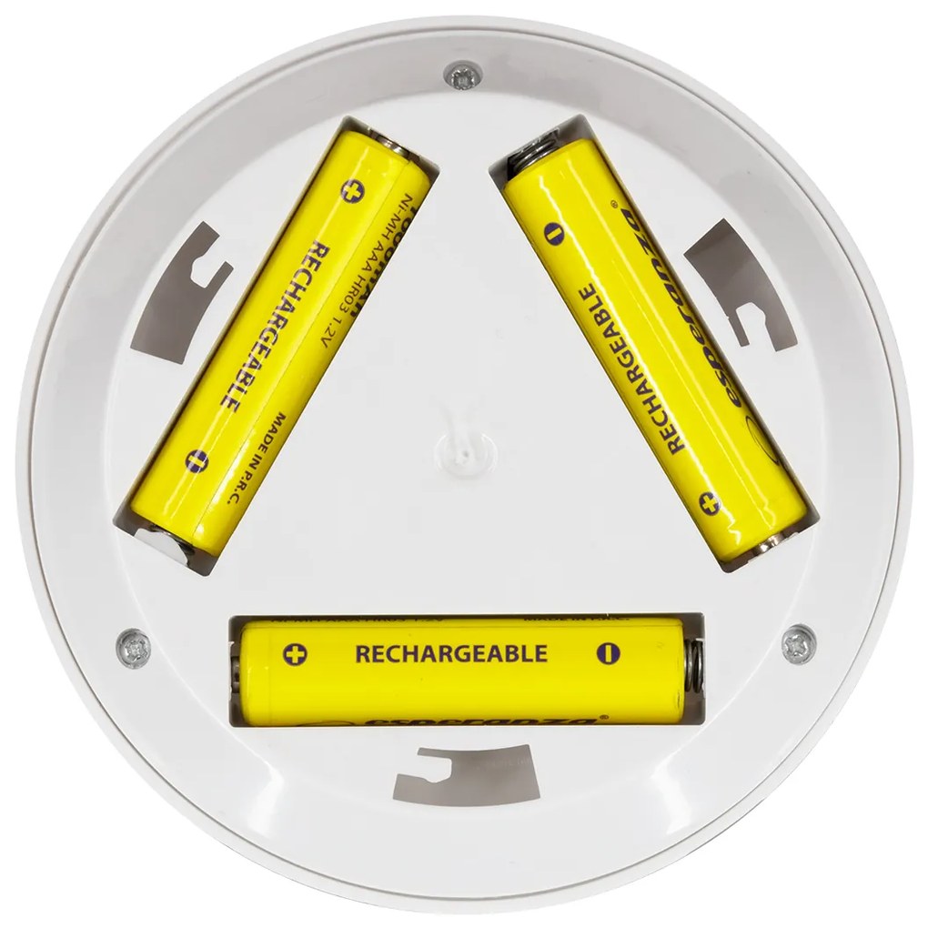 GloboStar® 79045 Φωτιστικά Νυκτός Μπαταρίας LED COB 6W 600lm με Timer &amp; Ασύρματο Χειριστήριο RF - ΣΕΤ 3 Τεμαχίων Θερμό Λευκό 3000K