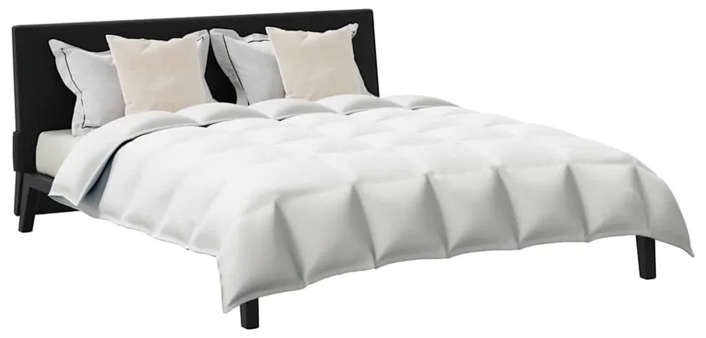 vidaXL Σετ Παπλωμάτων με μαξιλάρι 3 pcs Λευκό Φτέρος